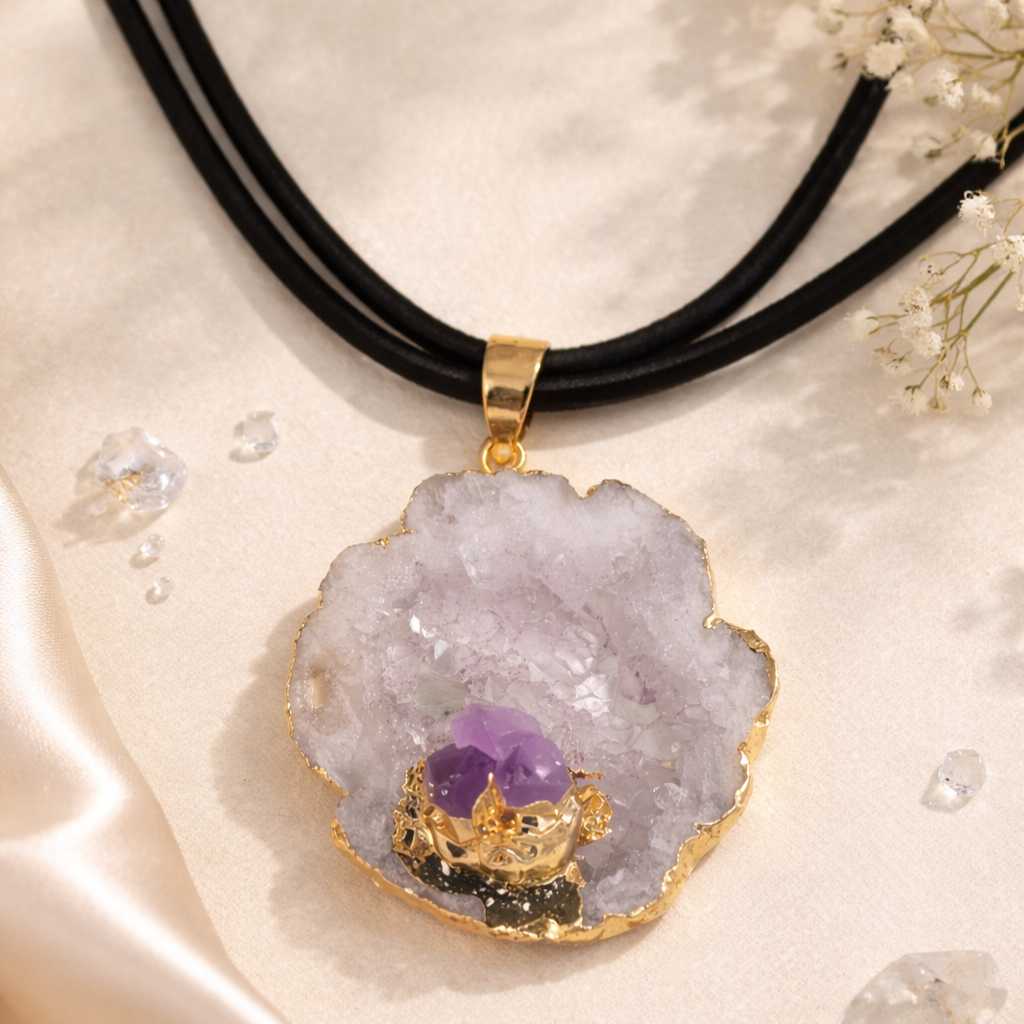 Heart of Amethyst Necklace